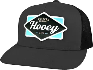 HOOEY Adjustable Snapback Trucker Mesh Back Hat (Diamond - 2322T-BK)
