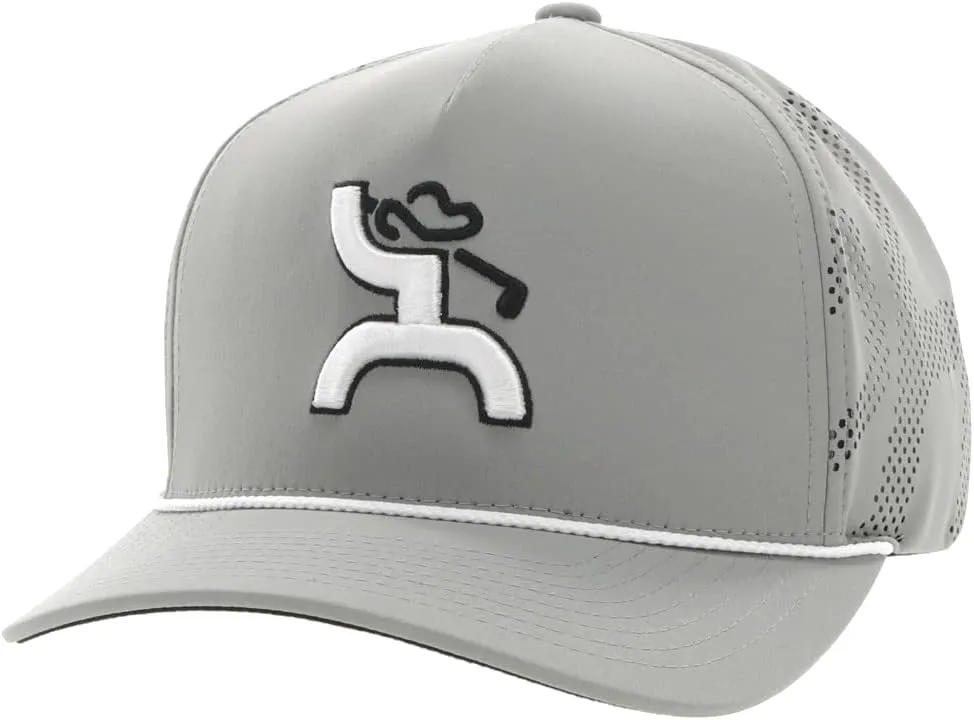 HOOEY Cowboy Golf Adjustable Snapback Trucker Mesh Back Hat