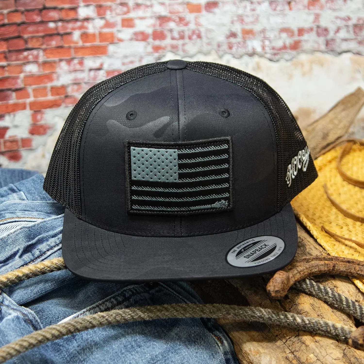 HOOEY Liberty Rope Adjustable Trucker Hat