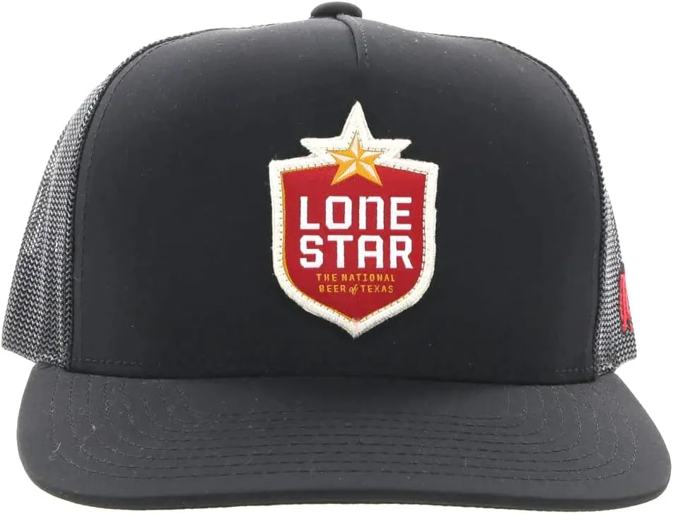 HOOEY Lone Star Beer Patch Adjustable Snapback Hat