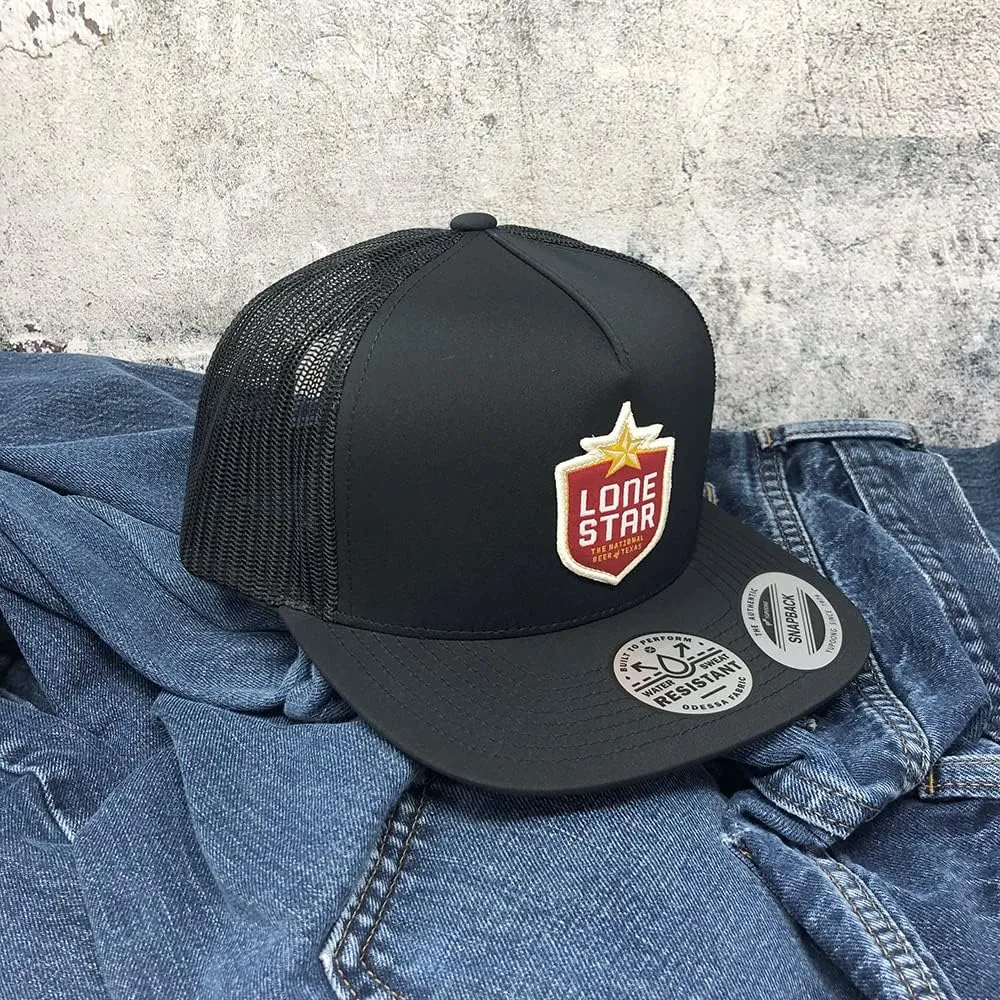 HOOEY Lone Star Beer Patch Adjustable Snapback Hat