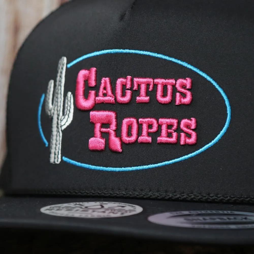 HOOEY Men's Cactus Ropes Circle Patch Adjustable Snapback Hat