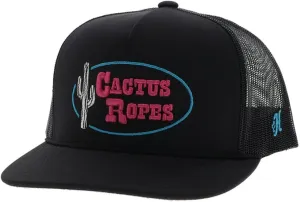 HOOEY Men's Cactus Ropes Circle Patch Adjustable Snapback Hat