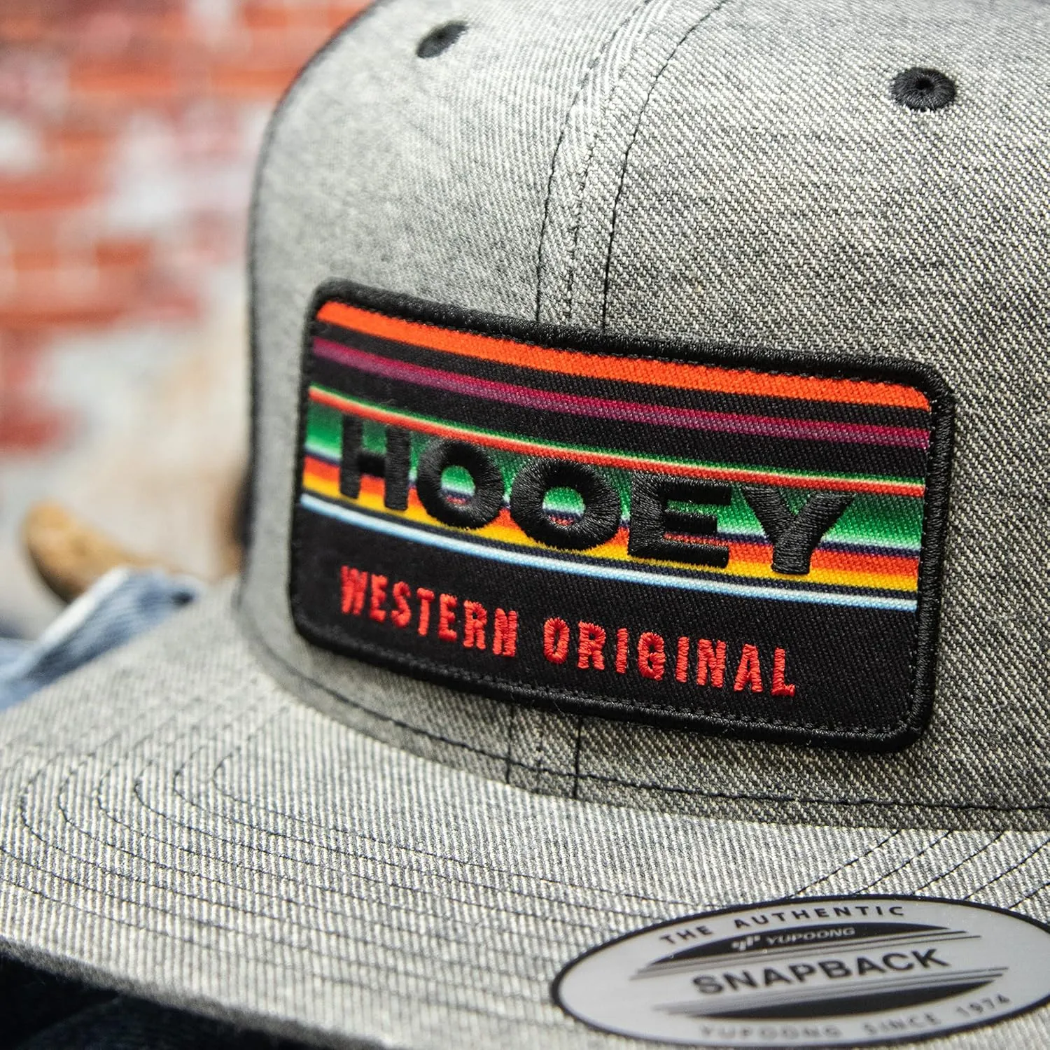 HOOEY Men's Horizon Adjustable Snapback Mesh Trucker Back Hat