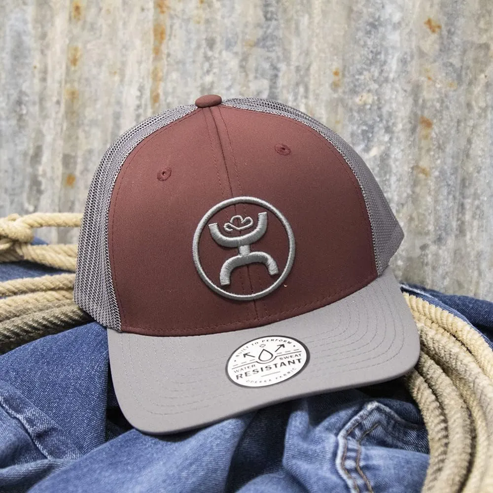 HOOEY O Classic 6-Panel Adjustable Trucker Hat w/Logo