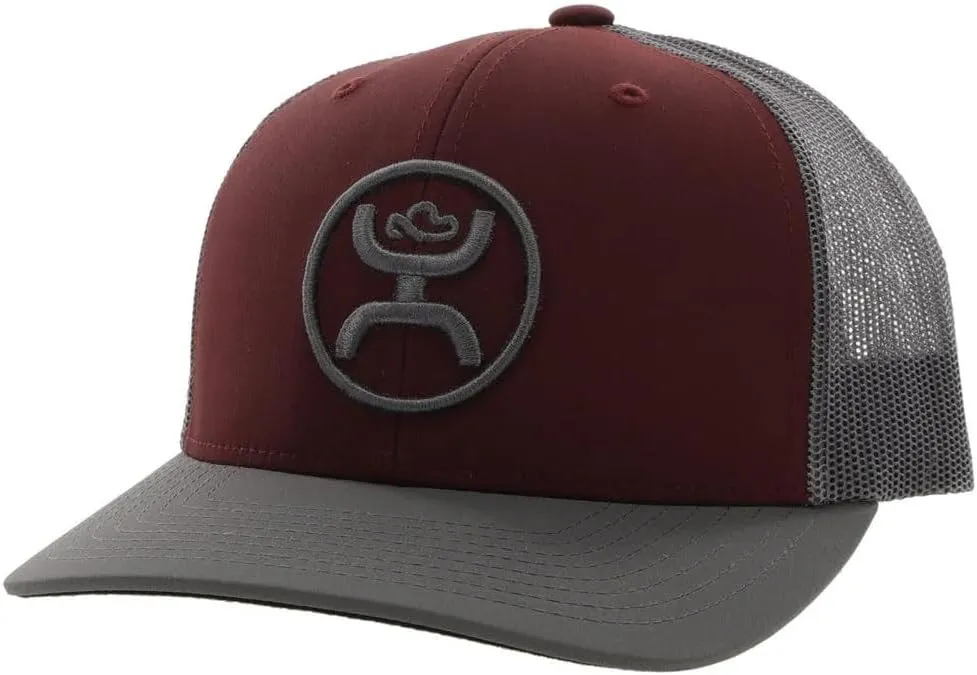 HOOEY O Classic 6-Panel Adjustable Trucker Hat w/Logo