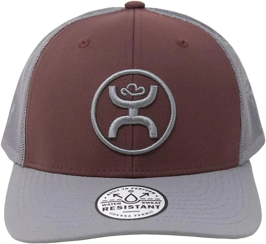 HOOEY O Classic 6-Panel Adjustable Trucker Hat w/Logo