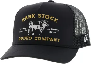 HOOEY Rank Stock Adjustable Snapback Mesh Back Trucker Hat