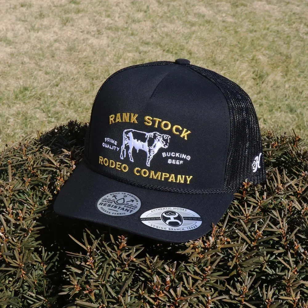 HOOEY Rank Stock Adjustable Snapback Mesh Back Trucker Hat