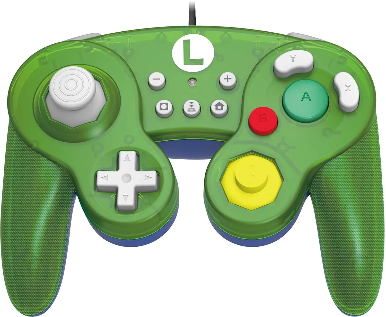 HORI Nintendo Switch Battle Pad (Luigi) GameCube Style Controller Officially Licensed By Nintendo - Nintendo Switch