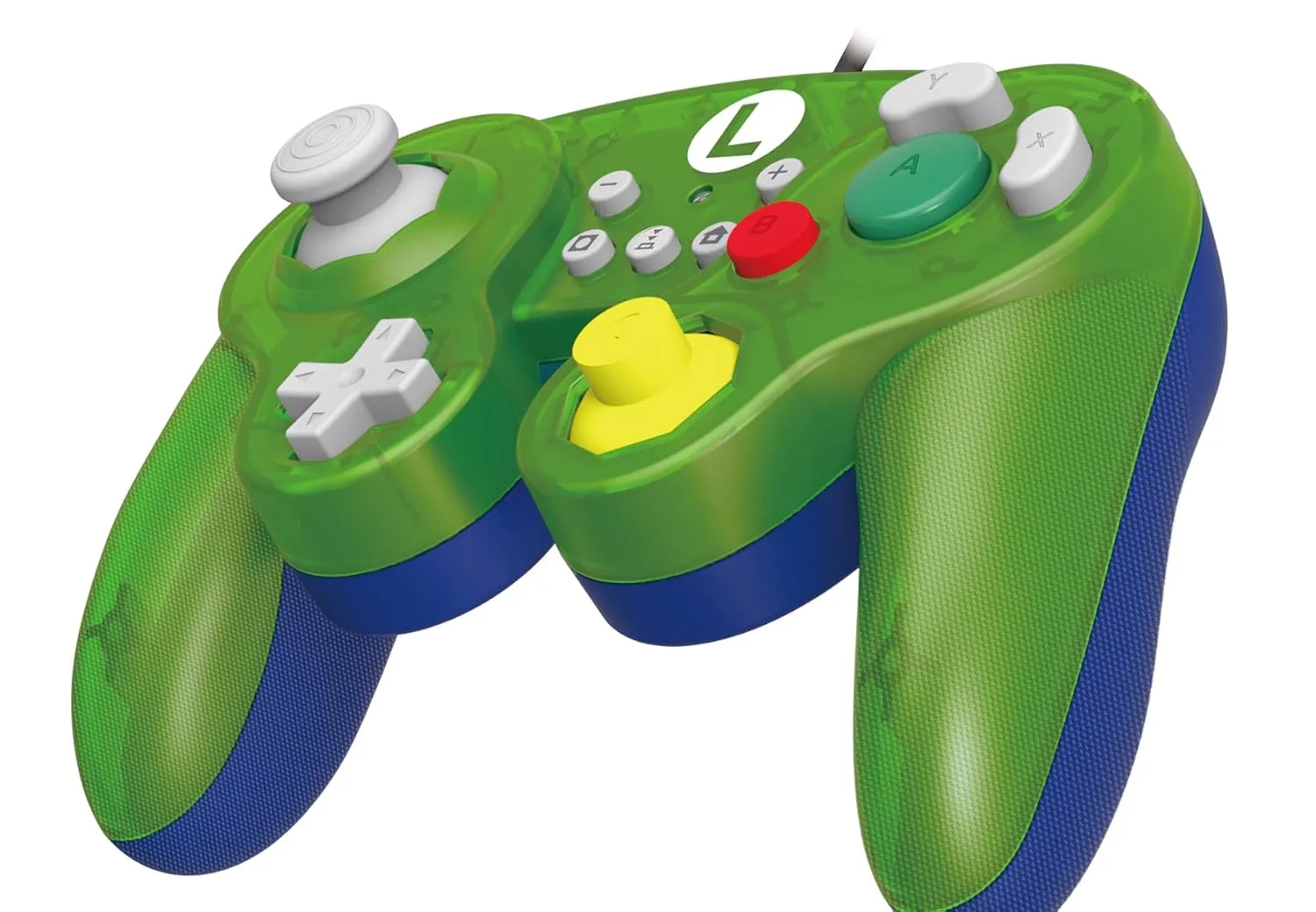 HORI Nintendo Switch Battle Pad (Luigi) GameCube Style Controller Officially Licensed By Nintendo - Nintendo Switch