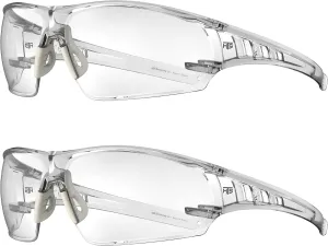 HUNTERSKY HTS Lightweight Protective Anti-Fog Wrap-Around Clear Shooting Safety Glasses with ANSI Z87.1 Scratch Resistant…