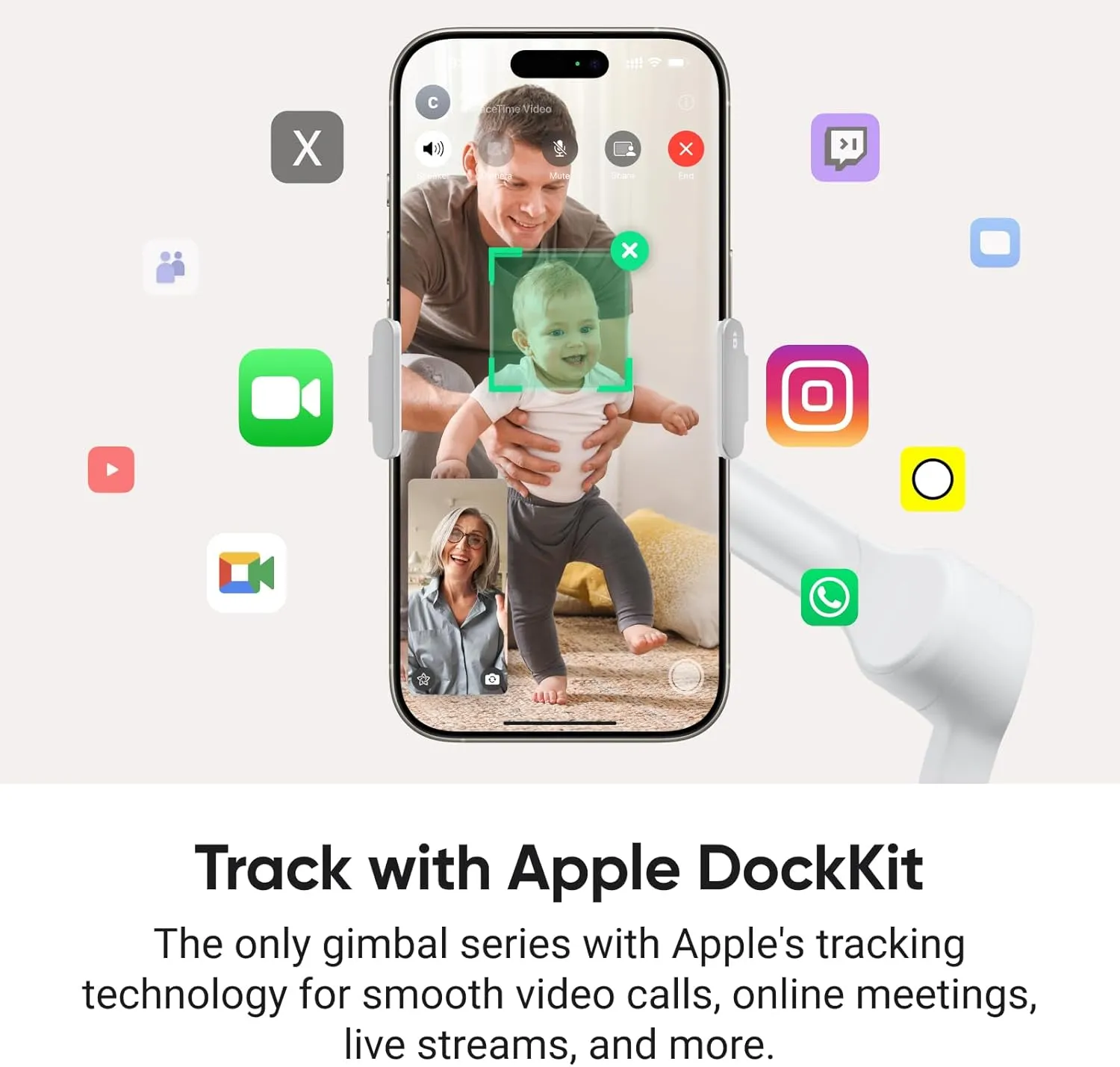 Insta360 Flow 2 Pro Vlog Bundle Grey - Foldable AI Phone Gimbal, Track in 200  Apps with Apple DockKit, 360º Pan Tracking, Built-in Tripod/Selfie Stick, Remote Control, Spotlight/Backpack Mount