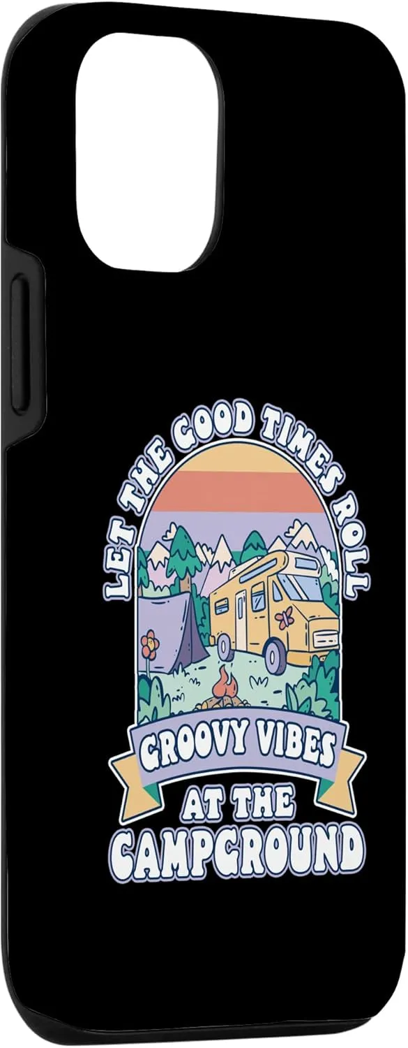 iPhone 15 Campground Tent Camping Campfire Case