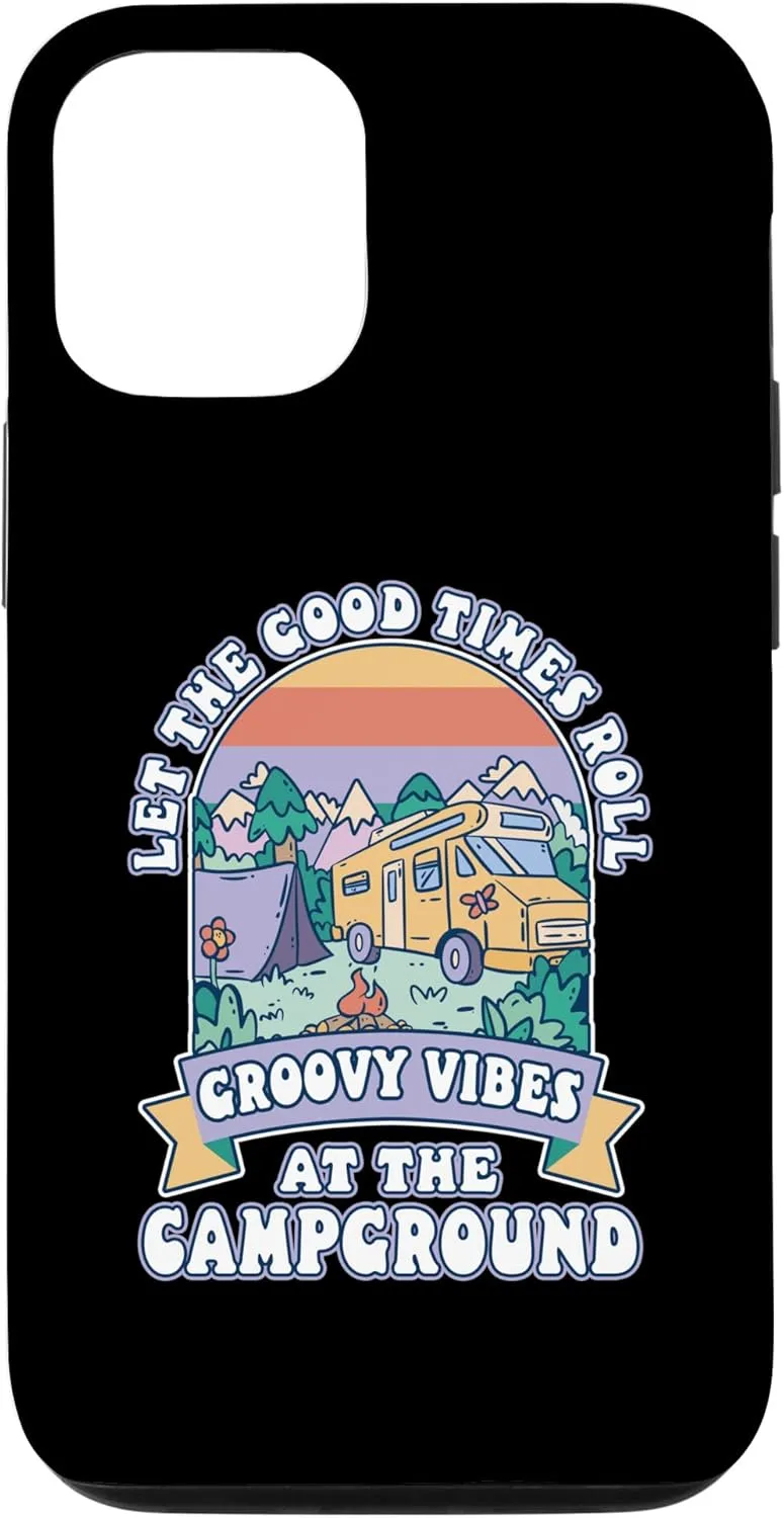 iPhone 15 Campground Tent Camping Campfire Case