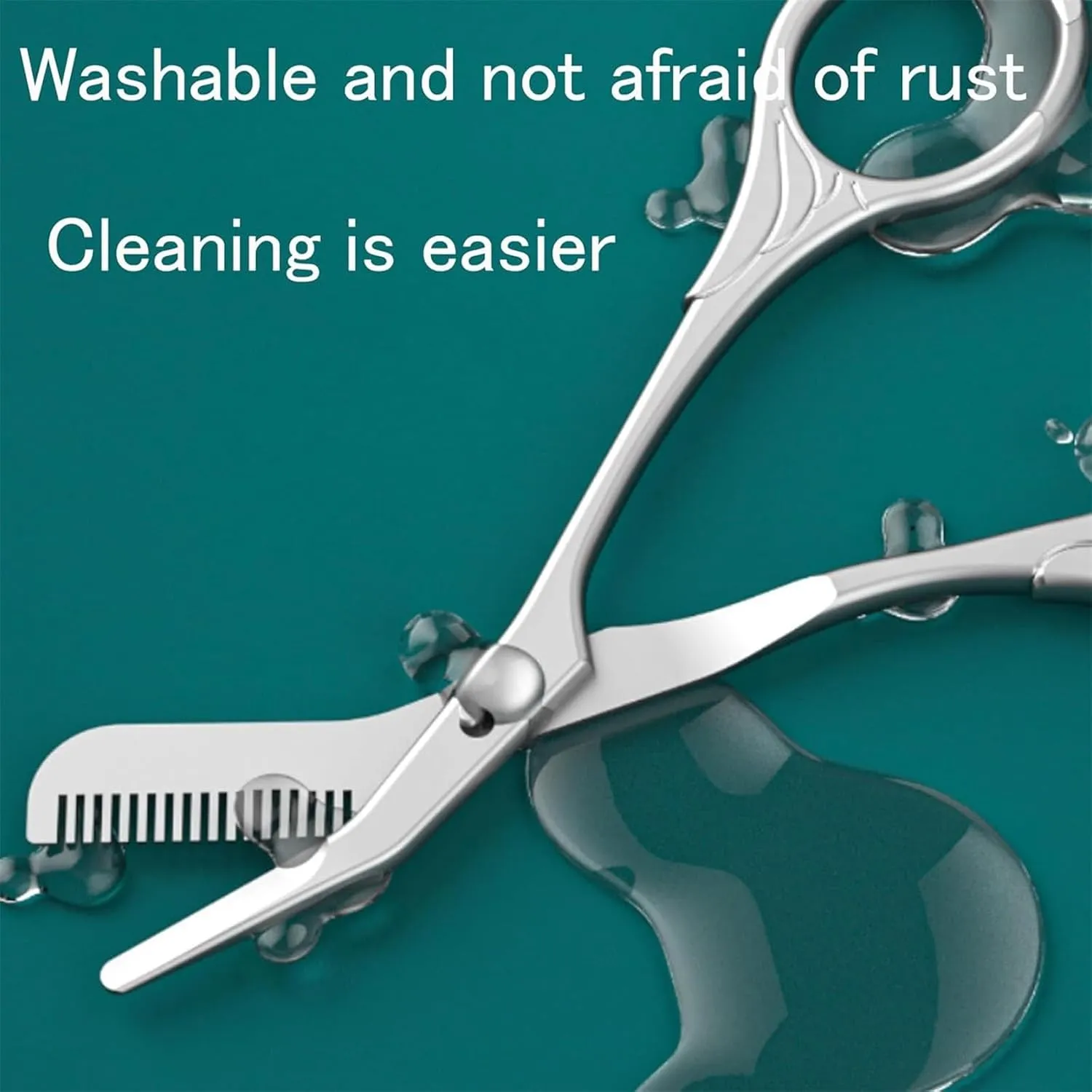 Jetset Essentials Eyebrow Scissors, Browmaster Stainless Steel Trimmer, Eyebrow Scissors with Comb, Eyebrow Trimming Scissors Hair Removal Beauty Tool for Women Men