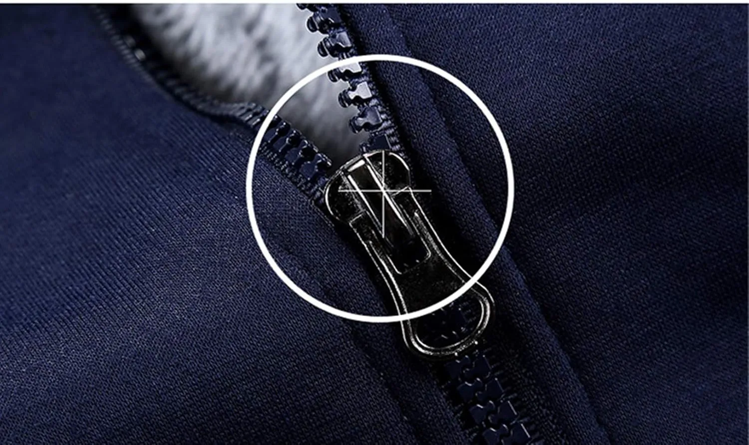 JiangWu Hoodies for Men Winter Heavyweight Fleece Sherpa Lined Zipper Sweatshirt Jackets