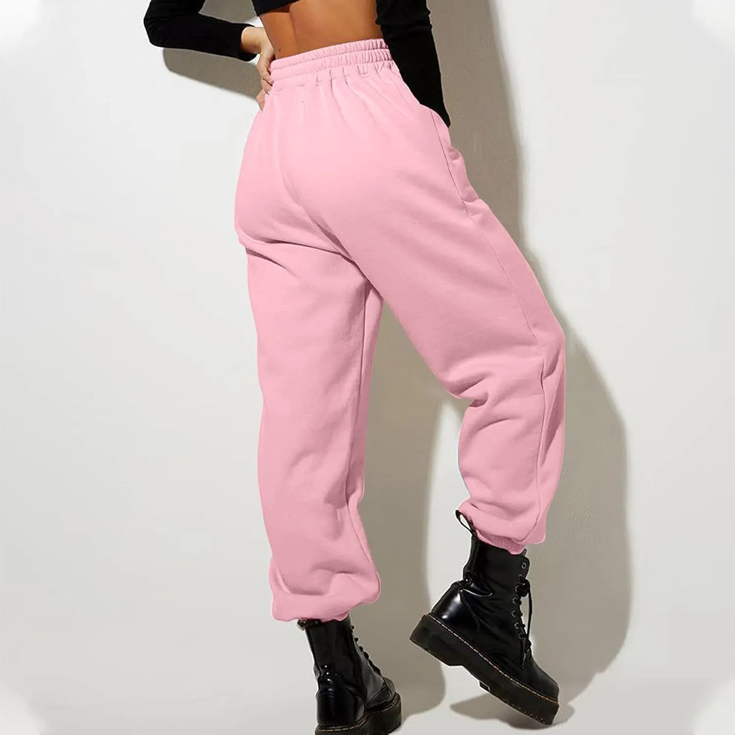 Joggers for Women Plus Size Lightweight Workout Sweatpants Casual Cinch Bottom Sweatpants Fall Fashion Outfits