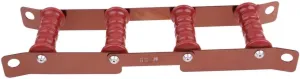jojomis Climbing Rope Edge Roller System for Rigging Rappelling Roofing Mountaineering Arborist Descending Heavy Duty Aluminum Alloy