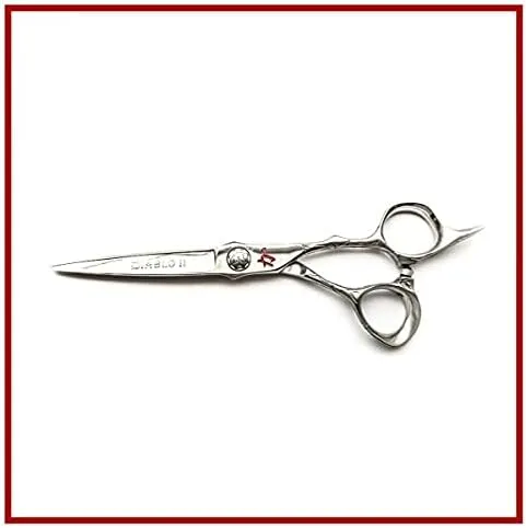 Kamisori Beauty - Diablo II Left Handed Professional Shears - 5.0, 5.5, or 6.0 with Takefu Cobalt steel (Made in Japan) (5.5 Lefty)