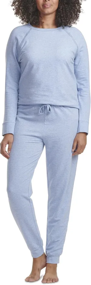 Karen Neuburger Women's Long Sleeve Pullover Top with Jogger Set Pj