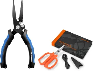 KastKing Intimidator 7" Fishing Pliers and Paradox 4.5" Fishing Scissors