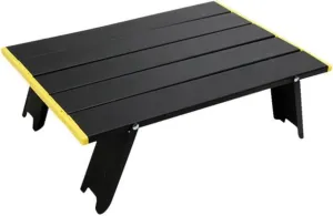KICHOUSE Compact Portable Camping Table Folding Desk BBQ Picnic Aluminum Frame Quick Setup