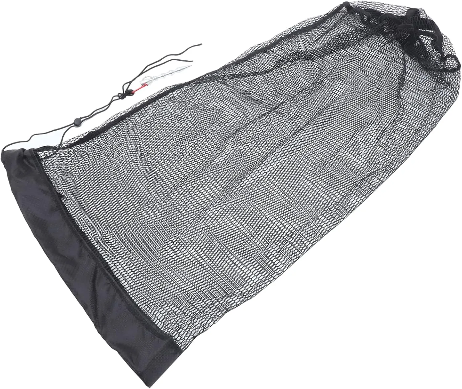 KICHOUSE Portable Nylon Fish Guard Netting with Draw Design Lightweight Mesh Fishing Tool for Locating and