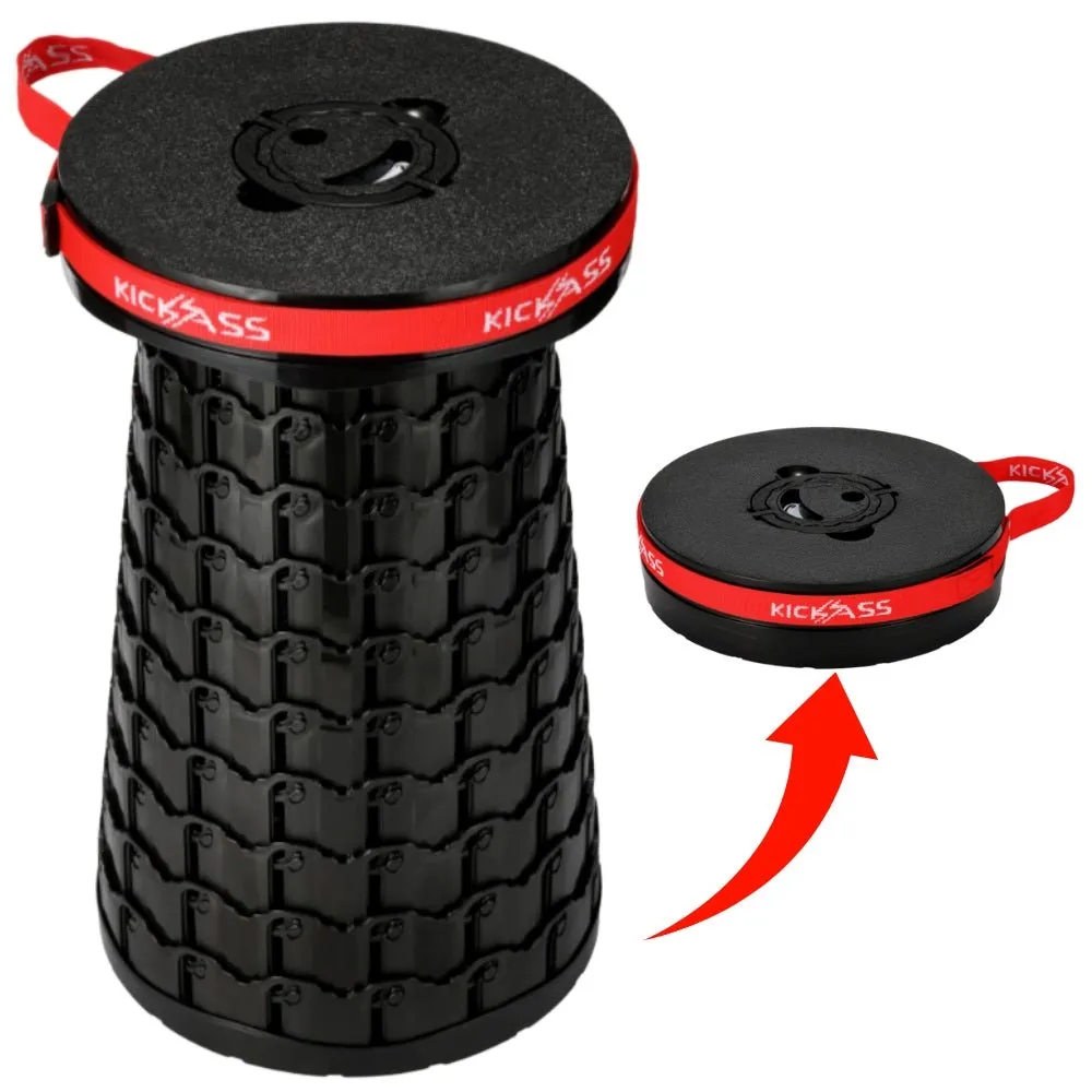 KickAss Portable Outdoor Pop Up Stool- 2 Stools