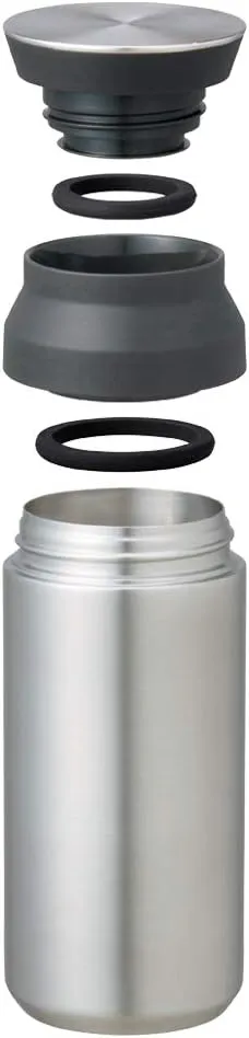 Kinto 20931 Travel Tumbler, 11.8 fl oz (350 ml), Stainless Steel, Vacuum Double Wall Construction, Heat and Cold Retention