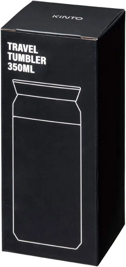 Kinto 20931 Travel Tumbler, 11.8 fl oz (350 ml), Stainless Steel, Vacuum Double Wall Construction, Heat and Cold Retention