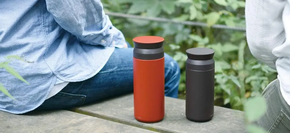 Kinto 20931 Travel Tumbler, 11.8 fl oz (350 ml), Stainless Steel, Vacuum Double Wall Construction, Heat and Cold Retention