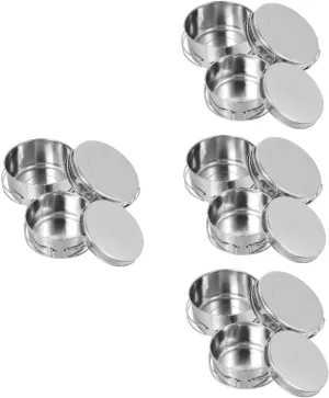 Kisangel Stackable Outdoor Camping Cookware Non Stick Stainless Steel Pot Pan Picnic and Hiking Cooking Space