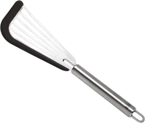 Kuhn Rikon Soft Edge Slotted Spatula, Graphite