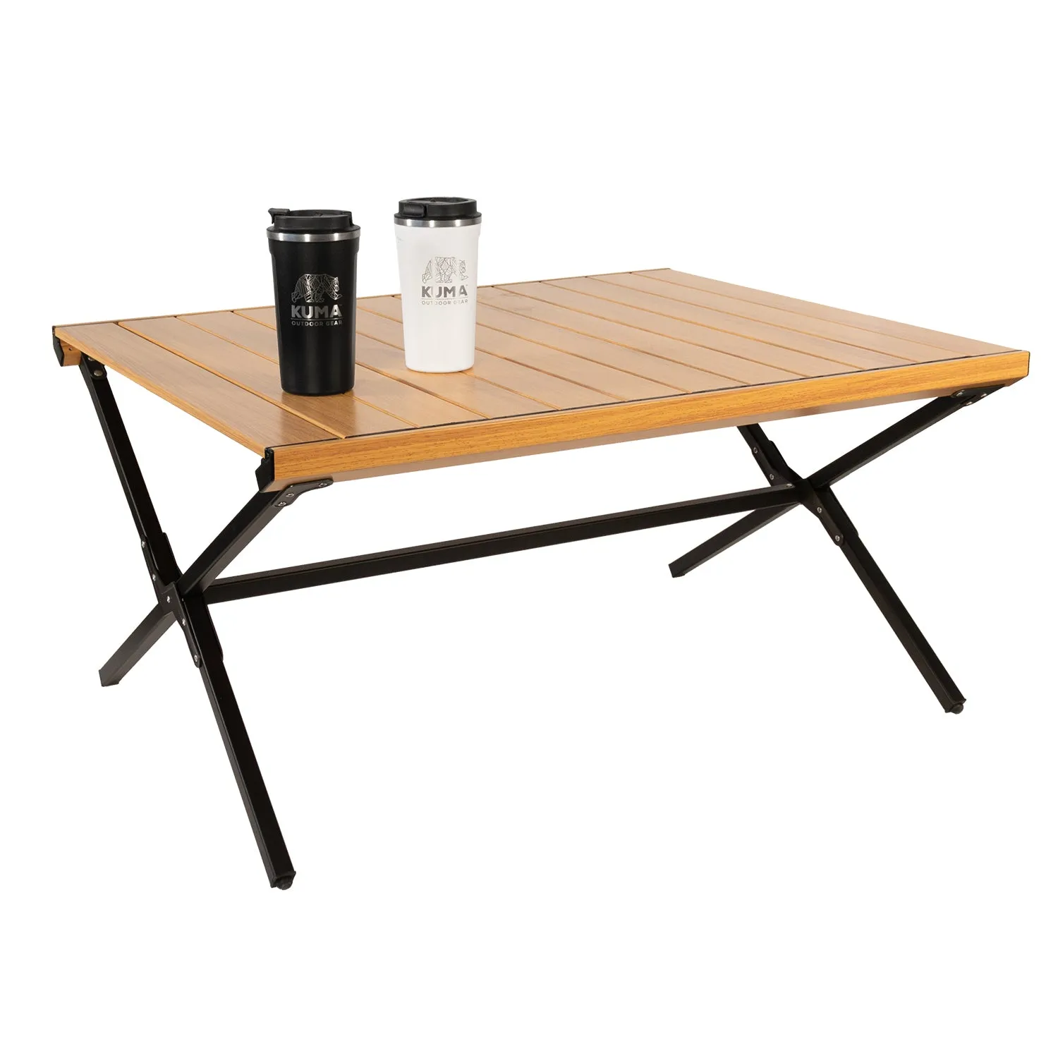 Kuma Camp Crew Coffee Table Bamboo and Black