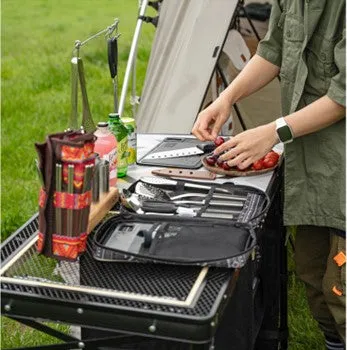KZM Iron Mesh Cabinet Kitchen Table