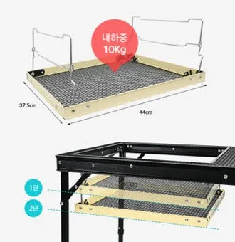 KZM Iron Mesh Cabinet Kitchen Table