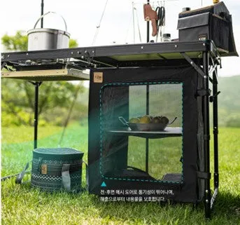 KZM Iron Mesh Cabinet Kitchen Table