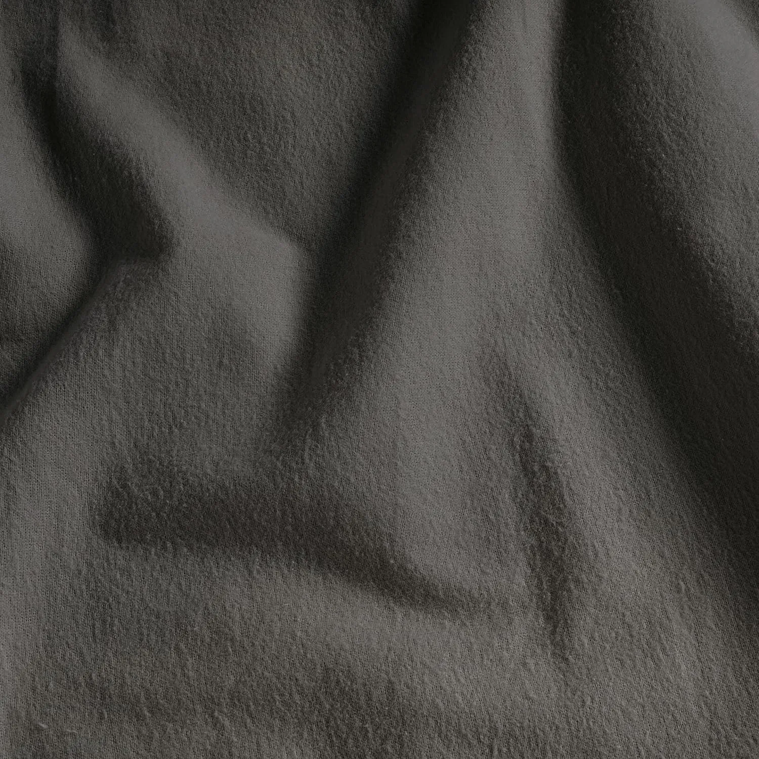 LANE LINEN Cotton Flannel Sheets Queen Size - Brushed for Extra Softness - Lightweight Queen Size 100% Cotton Sheets Set - Warm & Cozy Flannel Winter Sheets Queen Size, 15" Deep Pocket - Charcoal