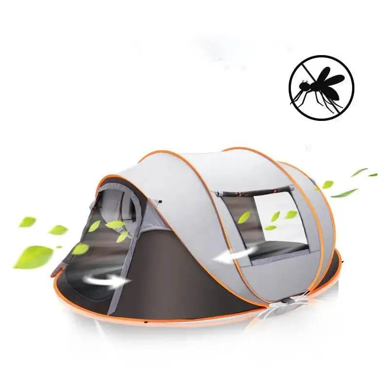 Large Capacity 4 to 5 Persons Automatic Pop Up Camping Tent for Easy Setup