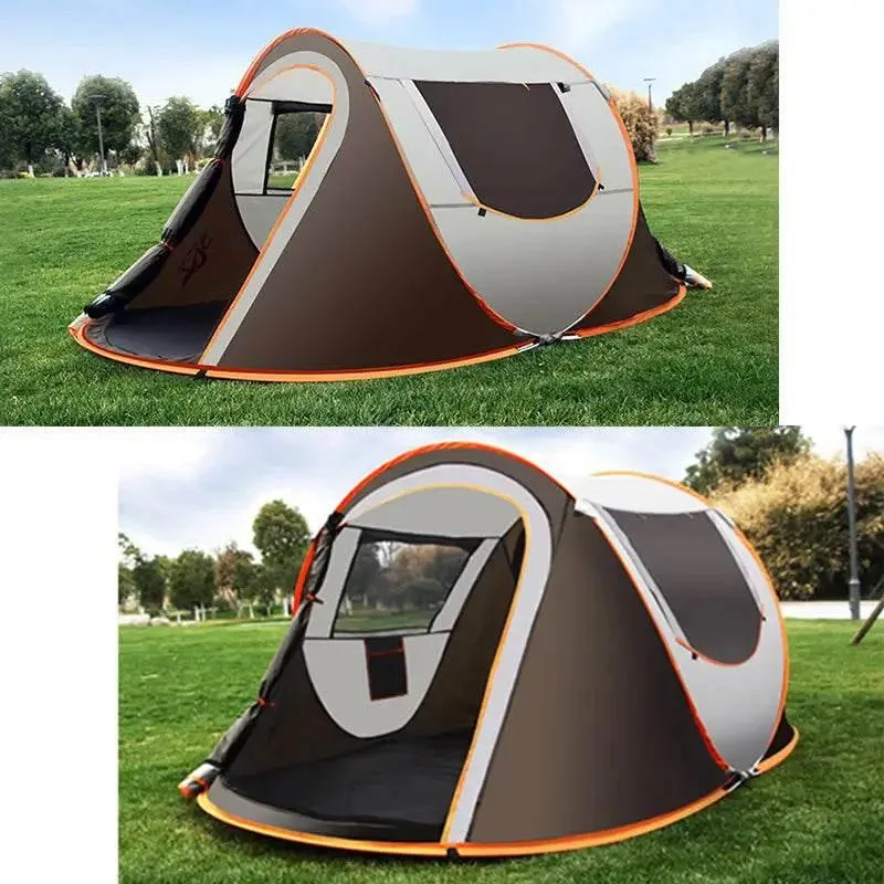 Large Capacity 4 to 5 Persons Automatic Pop Up Camping Tent for Easy Setup