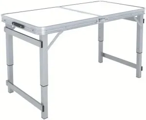 Large Portable Folding Table for Outdoor Adventures, Lightweight Aluminum Design with Adjustable Heights, Camping and Picnics