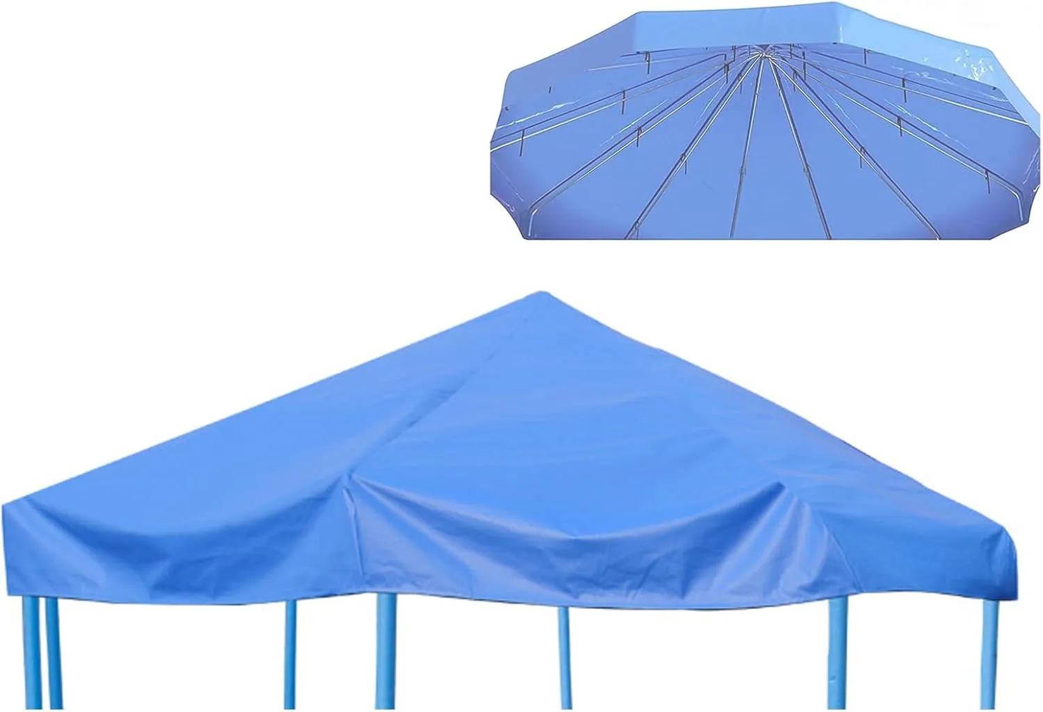 Large Trampoline Canopy Trampoline Sun Shade Cover Outdoor Rainproof Snow Tent Trampolines Sun Protection Ceiling Cloth