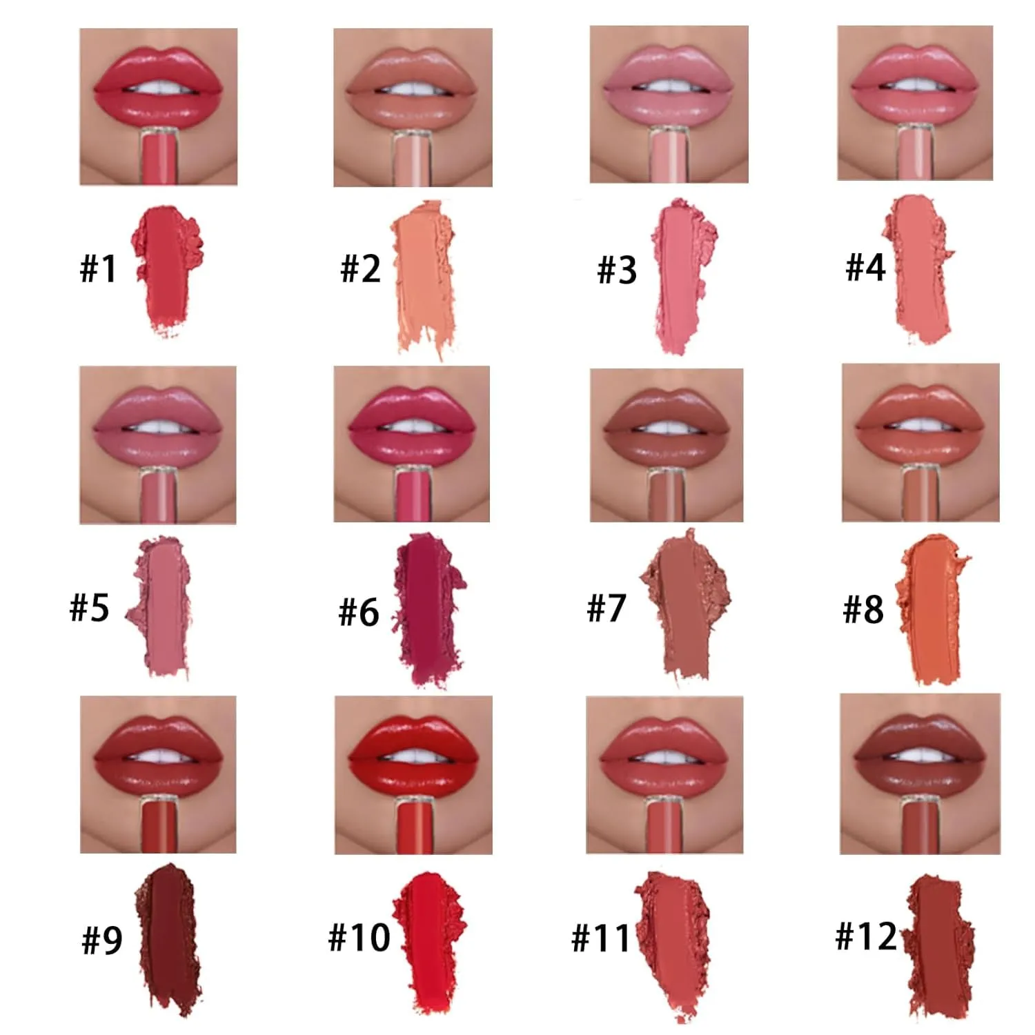 Lassi Lips Staining Lip Oil,Lassi Lips,𝐋𝐚𝐬𝐬𝐢 Lipstick,12 Colores,Long-Lasting Moisturizing Lip Oil, Smooth Application, Llong-Lasting Color (9#-12#)