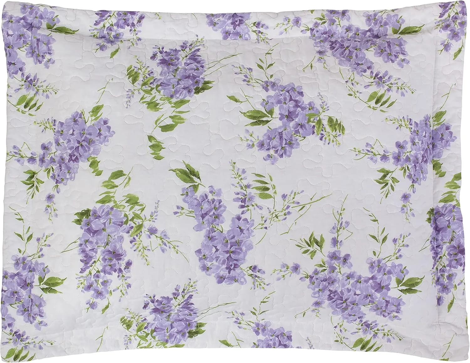 Laura Ashley - Queen Quilt Set, Reversible Cotton Bedding with Matching Shams, Lightweight Decor for All Seasons (Keighley Lilac, Queen)