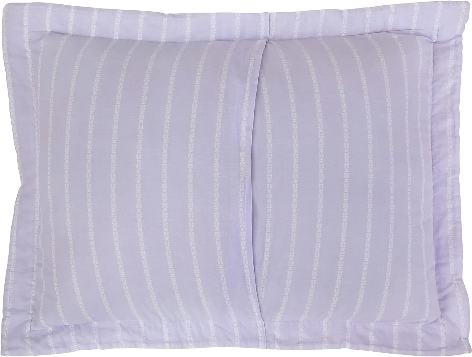 Laura Ashley - Queen Quilt Set, Reversible Cotton Bedding with Matching Shams, Lightweight Decor for All Seasons (Keighley Lilac, Queen)