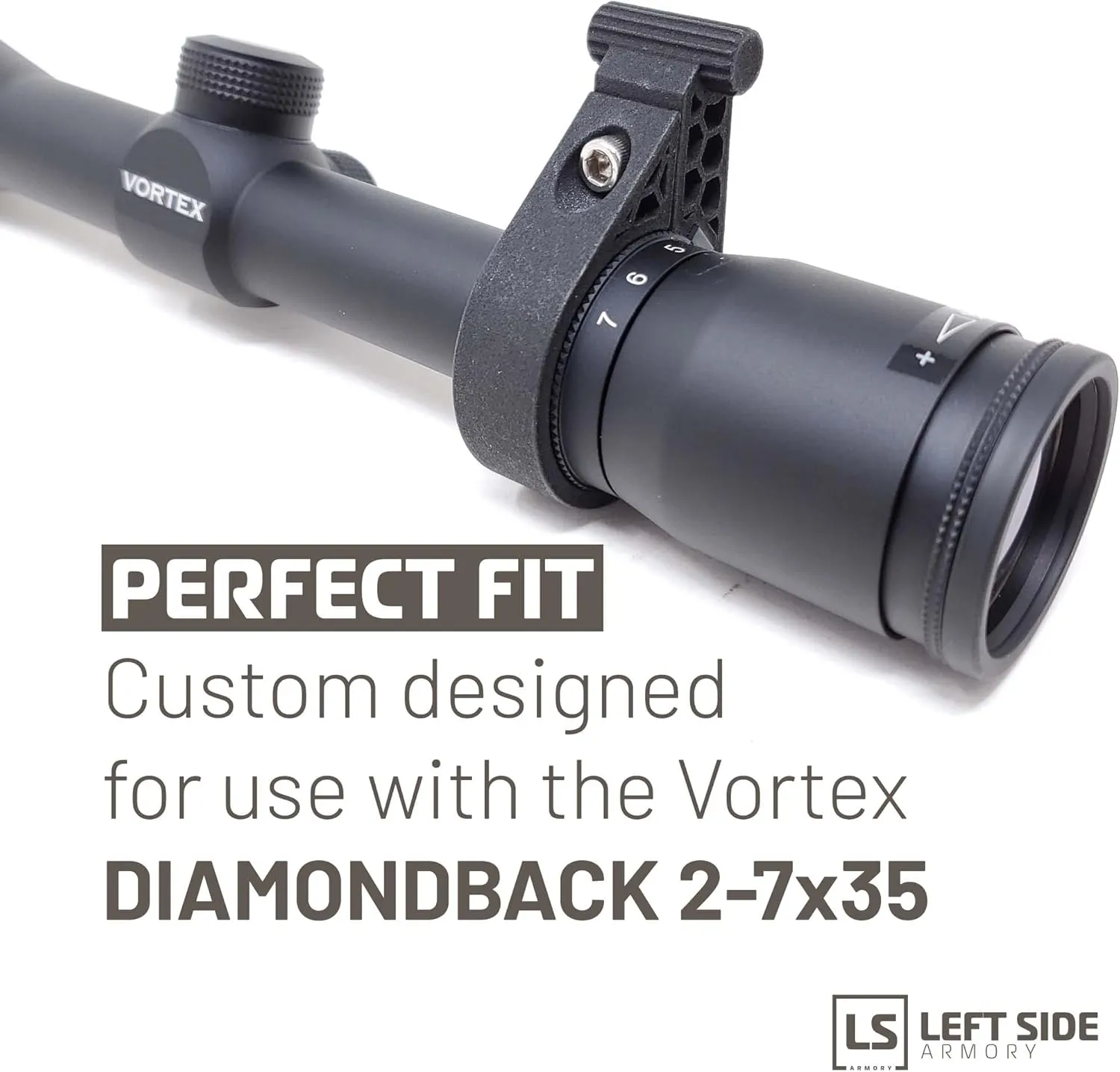 Left Side Custom Fit Scope Throw Lever for Vortex Optics
