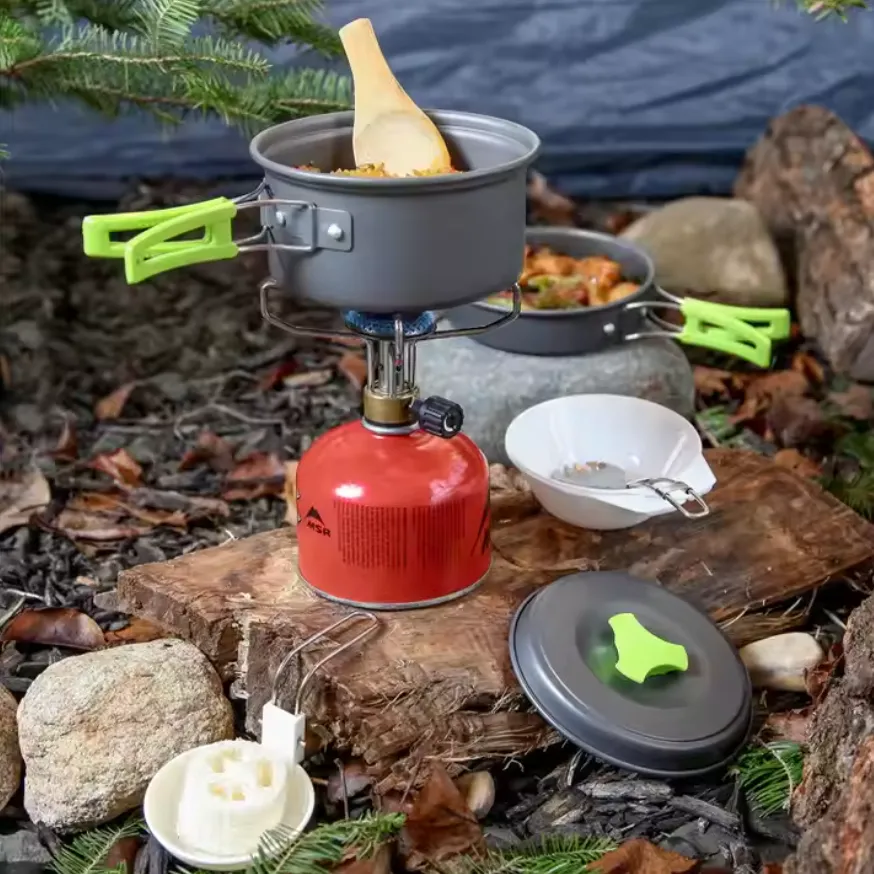 Lightweight Aluminum Hiking Cookware Set