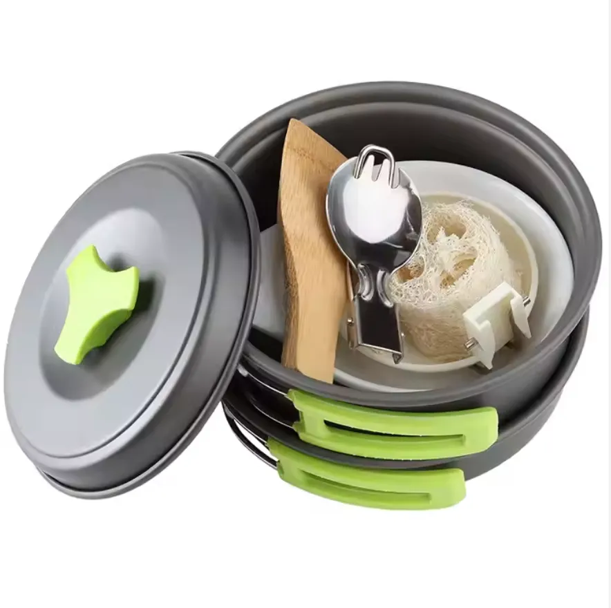 Lightweight Aluminum Hiking Cookware Set