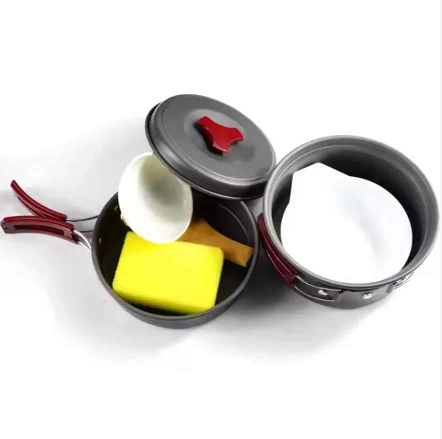 Lightweight Aluminum Hiking Cookware Set